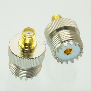 1pce-Adapter-SO239-UHF-female-jack-to-SMA-female-RF-connector-straight