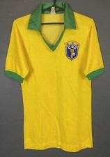 WEST GERMANY BRAZIL BRASIL NATIONAL 1980s FOOTBALL SOCCER SHIRT JERSEY SIZE S