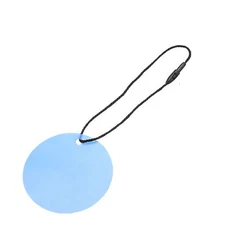 100pcs Cotton Hang Tag String Snap Lock Price Tag Fastener Tie Black 7.8" DIY