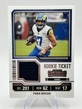 2023 Panini Contenders Puka Nacua #TS13 Rookie Ticket Swatches Variations (RC)