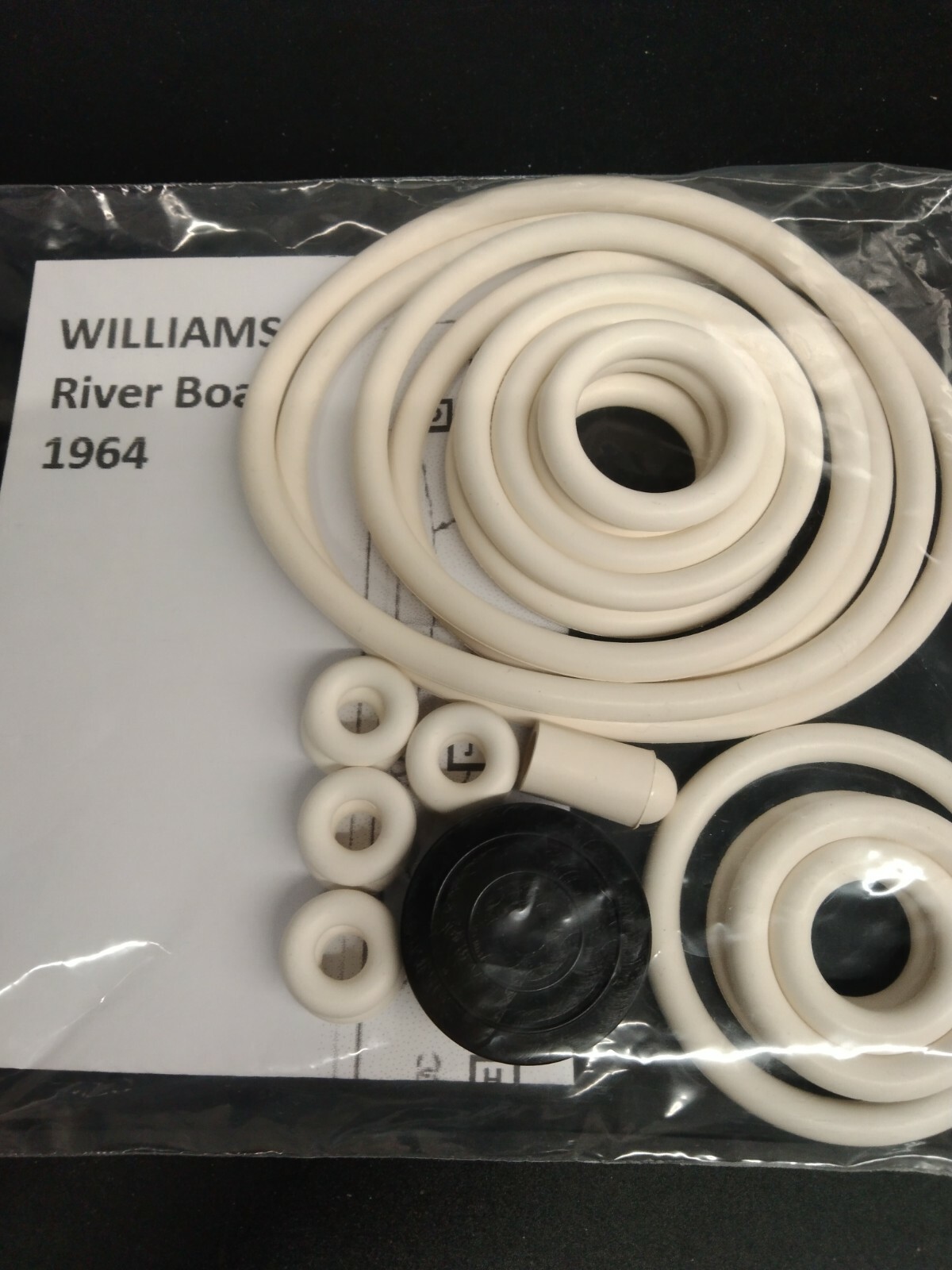 Kit élastiques pour flipper River Boat 1964 Williams de rechange