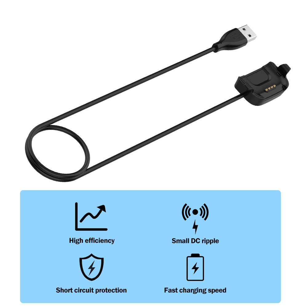 Replacement USB Charging Cable For YAMAY SW020 & Willful ID205 Smartwatches - 3.3ft Charging Dock