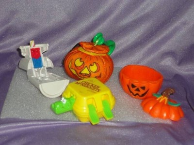 FOUR MC DONALDS HALLOWEEN TOYS - COLLECTORS ITEMS