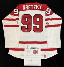 Wayne Gretzky Signed Team Canada 2010 Vancouver Olympic Game Hockey Jersey BAS