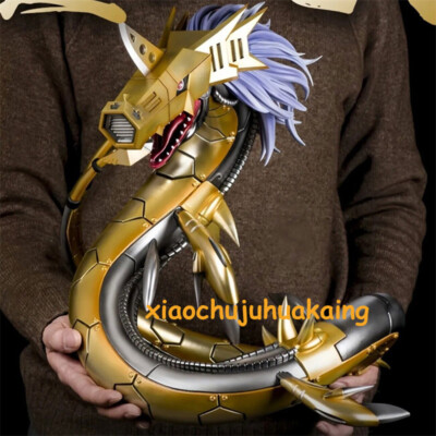 42cm Anime Digimon Metal Seadramon PVC Action Figure Model Statue 1/6 Toy