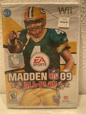 Madden NFL 09 All-Play (Nintendo Wii, 2008) EA Sports New Sealed #X ...