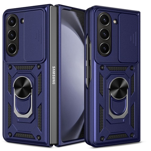 For Samsung Galaxy Z Fold 5 Hybrid Ring Case Slide Camera Cover/Screen Protector - Picture 25 of 59