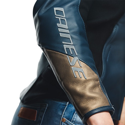 5% off DAINESE LADY Women's RAPIDA Leather Motorbike Sports Fitted Jacket - Picture 10 of 25