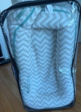 DockATot Deluxe in Silver Lining Cover Babies 0 - 8 Months Stage 1