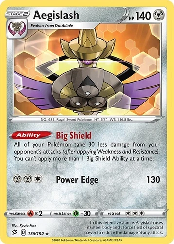 Aegislash 135/192 Swsh02: Rebel Clash