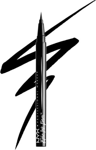 NYX Epic Ink Liquid Eye Liner BLACK  EIL01 Eyeliner matte - Afbeelding 1 van 6