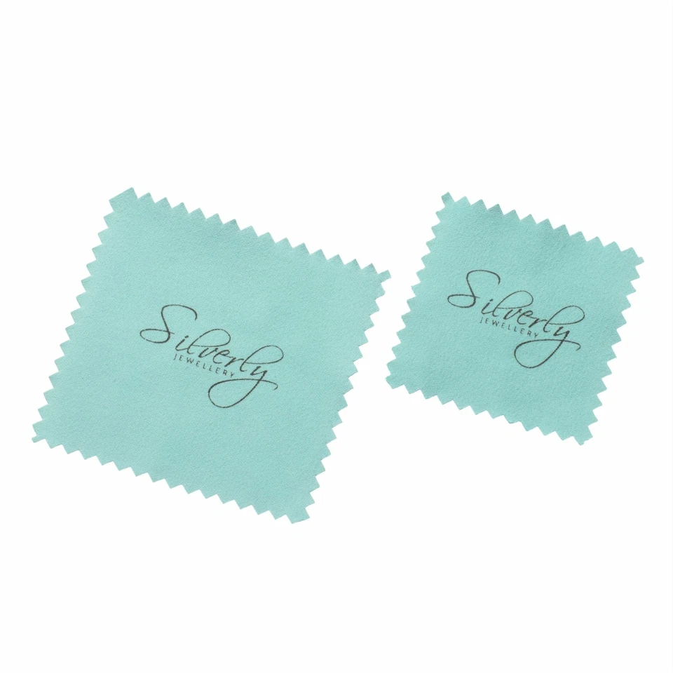 Silverly Donna Argento 925 Originale Collana Ambra 45cm Catenina - Immagine 4 di 4