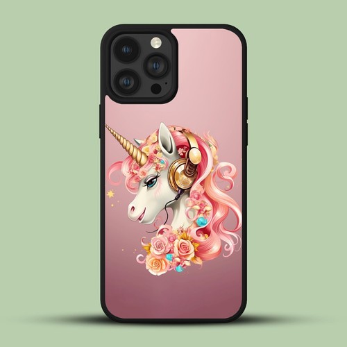 cute unicorn manga style For iPhone 14 15 11 12 13 Pro X XS XR Max Charm - Picture 196 of 200