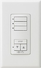 Somfy DecoFlex WireFree RTS 3 Channel Switch-WHITE 1811071