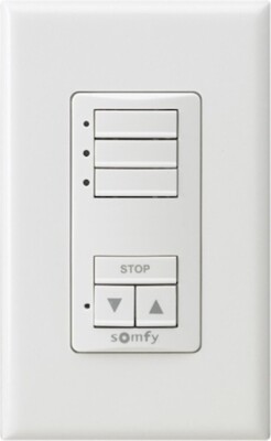 Somfy DecoFlex WireFree RTS 3 Channel Switch-WHITE  1811071