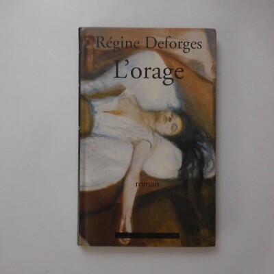 N9646 Régine Deforges 1996 The Storm Erotic Literature Novel Editions Blanche