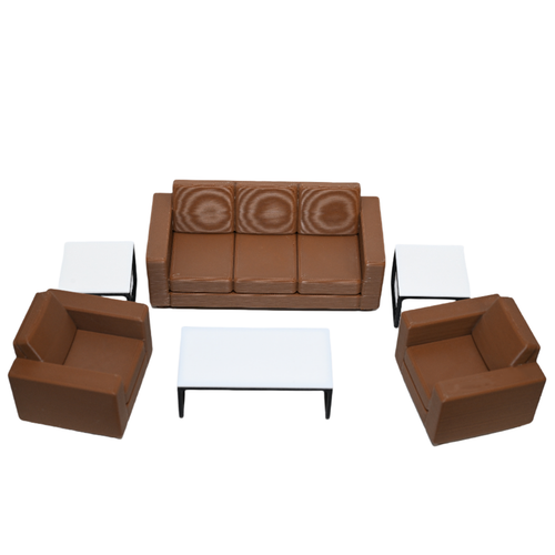 Diorama 1:18 Furniture Sofa Table Seat Model Car Garage Scene Model Accessories - Picture 21 of 29