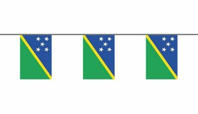 Fahnenkette Salomon Inseln 6 m Fahne Flagge Flaggenkette