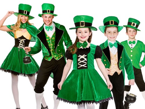 Adult Kids Irish St Patricks Day Outfit 