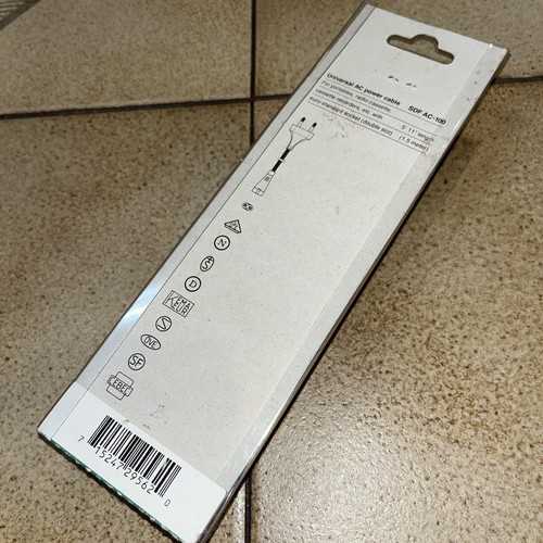 SDF Universal AC Power Cable European Socket SDF-AC-100 Euro Standard 6 Foot New - Picture 7 of 10