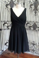 A677 BILL LEVKOFF BLACK SZ 10 175 COCKTAIL FORMAL BRIDESMAIDS GOWN DRESS