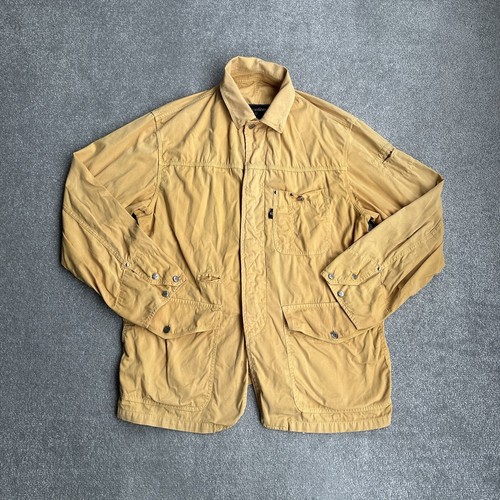 Valentino, VALENTINO Herren Vintage Jacke Mantel Gr. XL Indiana Utility Coat 25604 Gelb