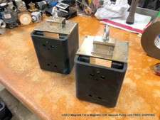 USED Magnets For a Magnetic ION Vacuum Pump Unit FREE SHIPPING