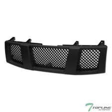 Topline For 2004-2007 Nissan Titan/Armada Mesh Front Bumper Grille - Matte Black