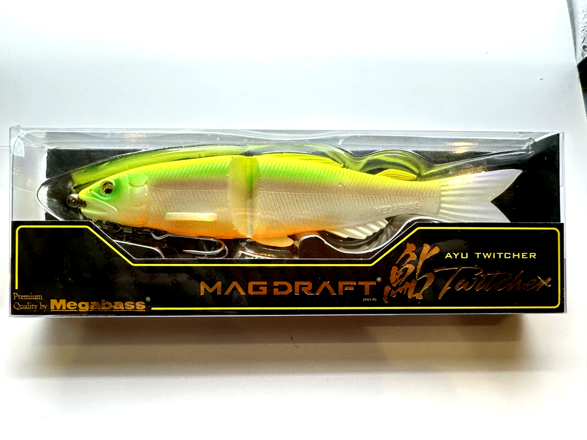 Megabass Magdraft Ayu Twitcher Soft Body Swimbait JDM Big Bait | eBay