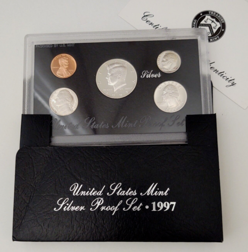 1997 S US Mint SILVER Proof Set OGP & COA