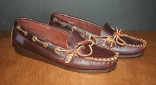 NEW Women's SIOUX MOX Deerskin Moose Hide Moccasins 5M Cordovan 8521 TRU-STITCH