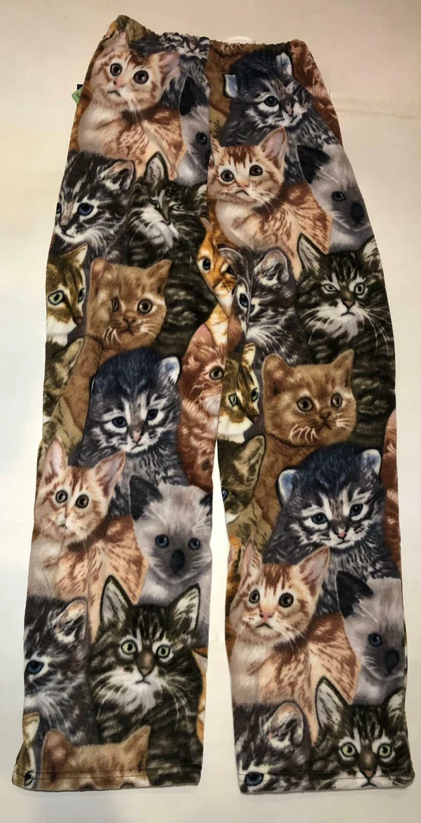 ZooFleece Cat Pants Cute Cats Kitty Meow Kitten Women's Sweats Bottoms S-3X