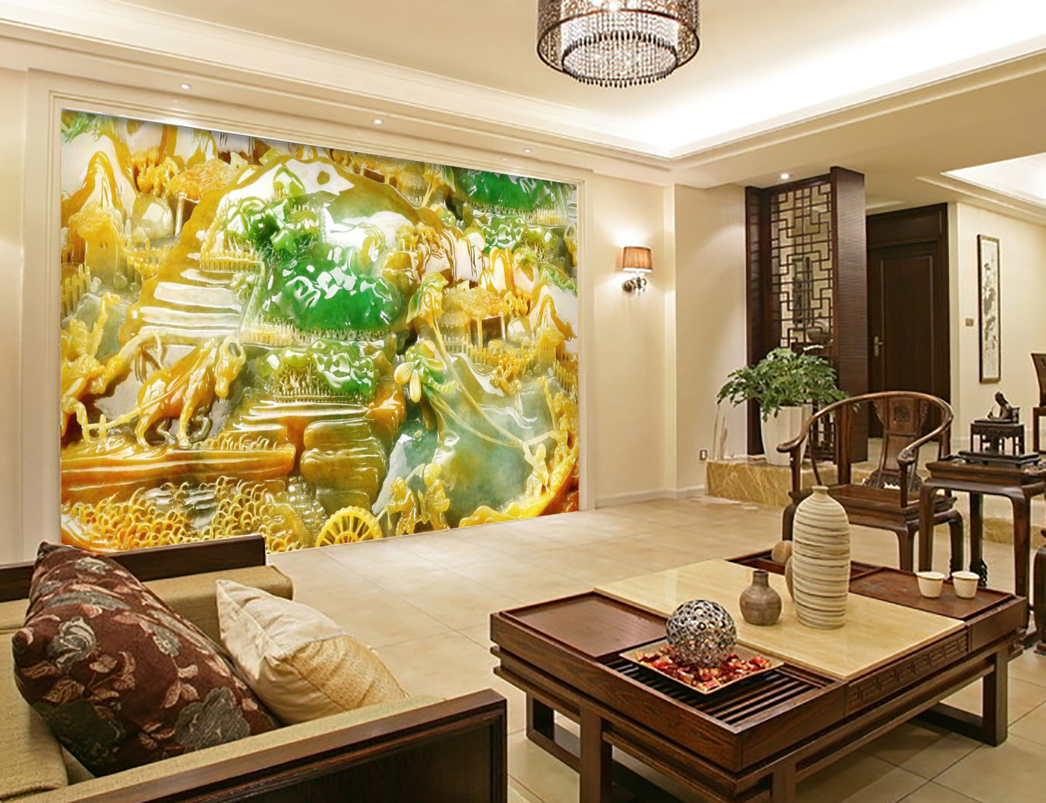 3D Jade Tree Carving 0634 Wall Paper Wall Print Decal Wall AJ WALLPAPER CA 3D Jade Tree Carving 0634 Wall Paper Wall Print Decal Wall AJ WALLPAPER CA