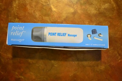 Point Relief Massager / Battery Operated ''C'' battery included with 3 tips