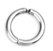 Stainless Steel 304 Grade Non Pierced Fake Piercing Clip On 18mm Hoop Earrings