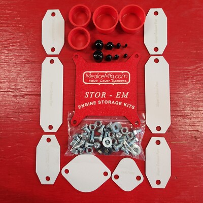 ENGINE STORAGE KIT Big Block Mopar (383 400 413 440) BBM PAINTING BLOCK OFF KIT