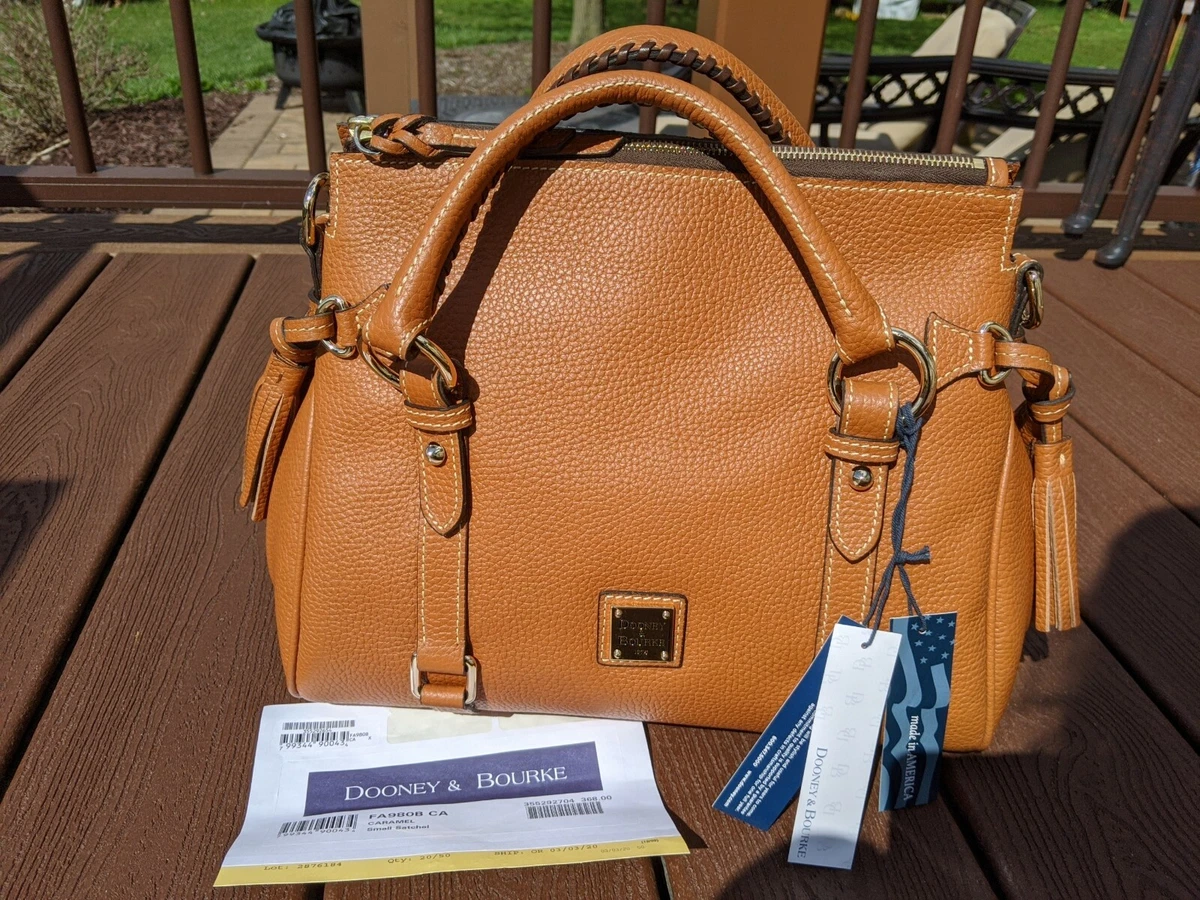 Dooney & Bourke Caramel 🤎 Pebble Grain Small Satchel