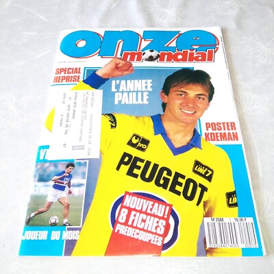 MAGAZINE ONZE MONDIAL poster david luyindula Danijel Ljuboja