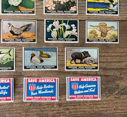 1940 NWF National Wildlife Federation Duck Stamp - LotP **FULL COLLECTION** - Picture 6 of 6