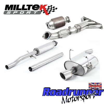 Milltek Mini One R50 1.6 Auspuff Komplettanlage Edelstahl inkl. Krümmer & Sportkat
