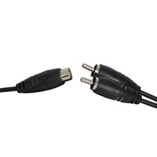 Standard Quality Audio Lead RCA 2 Plug to 1 RCA Socket 30cm A/V Accessories