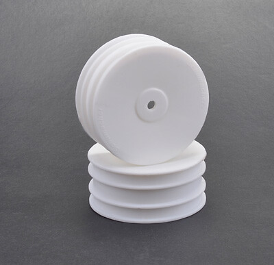 Schumacher Racing U4496 - Front 1/10 4WD Buggy Wheels, 12mm Hex, White (2)