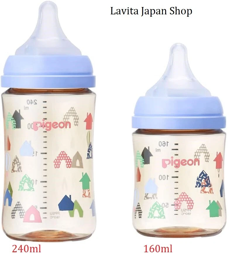 Japan Pigeon Breast Milk Baby Bottle House With PPSU 160/240ml Made In Japan