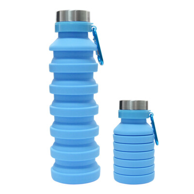 Water Bottle Set Collapsible Water Bottle With Clip Reusable