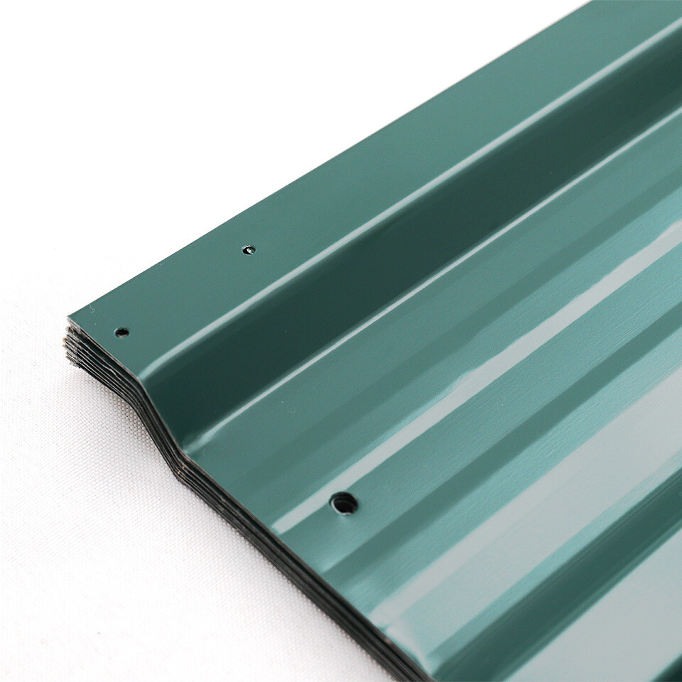 12/24pcs Corrugated Metal Sheet Galvanized Steel Garage Roof Covering
