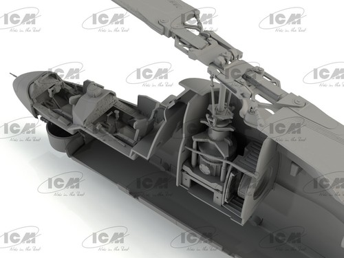 ICM 32060 Scale model kit 1:32 AH-1G Cobra US Attack Helicopter early production - Picture 13 of 24