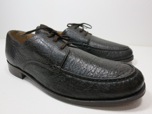Mauro Mariotti Italia Cuero Vestido Oxfords Derby Zapatos Moda Calzado Para hombres 47 - Imagen 2 de 7