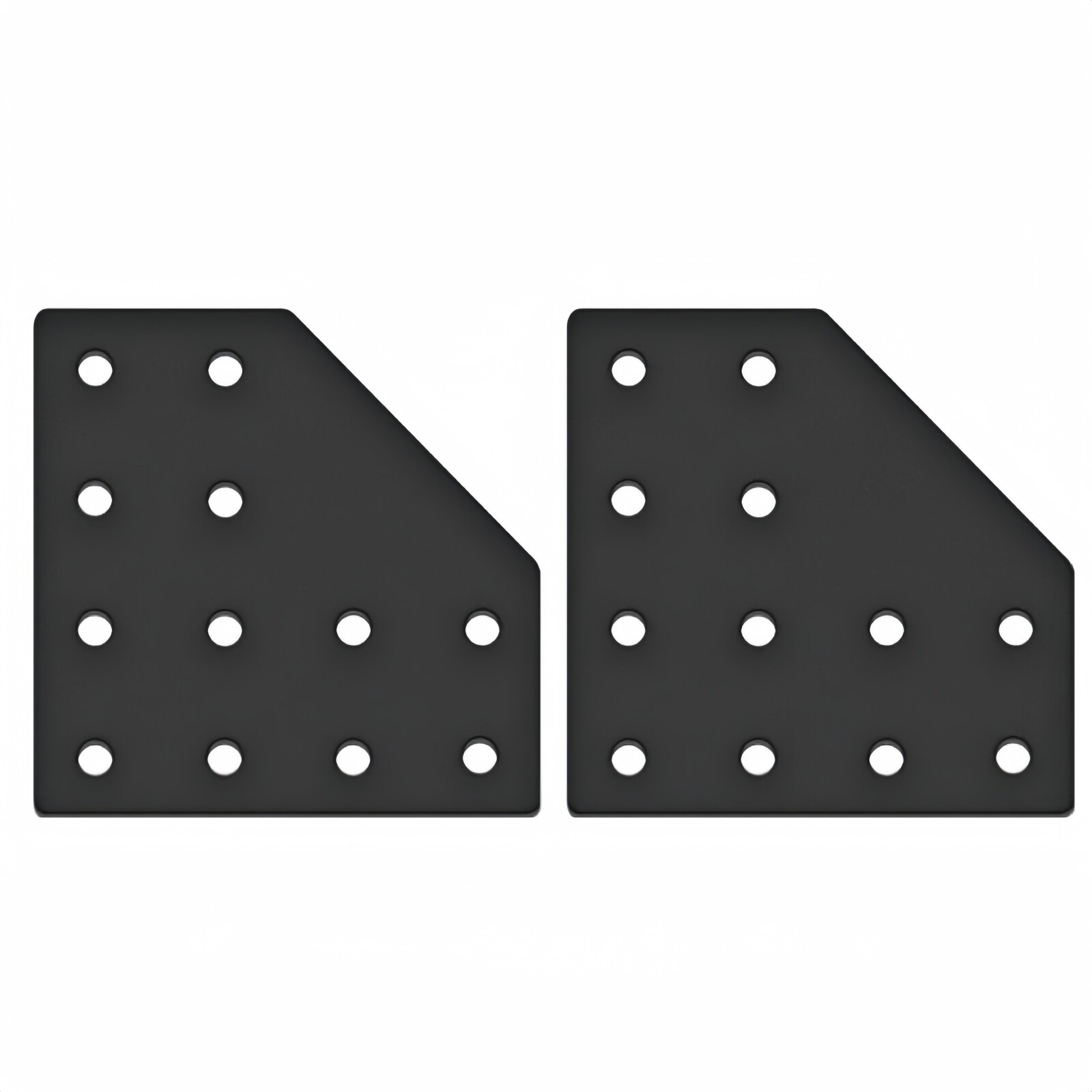 8pcs 12 Hole Aluminum L 90° Joining Plate Connectors For 2040 Aluminum Extrusion