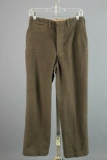 Men's WWII USMC Wool Uniform Pants 29x30 40s WW2 OG Vtg Marine Corps Trousers