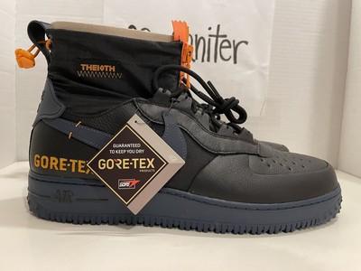 Nike Air Force 1 Winter Gore-Tex Black/Thunder Blue CQ7211-001 Men's Size  15 | eBay